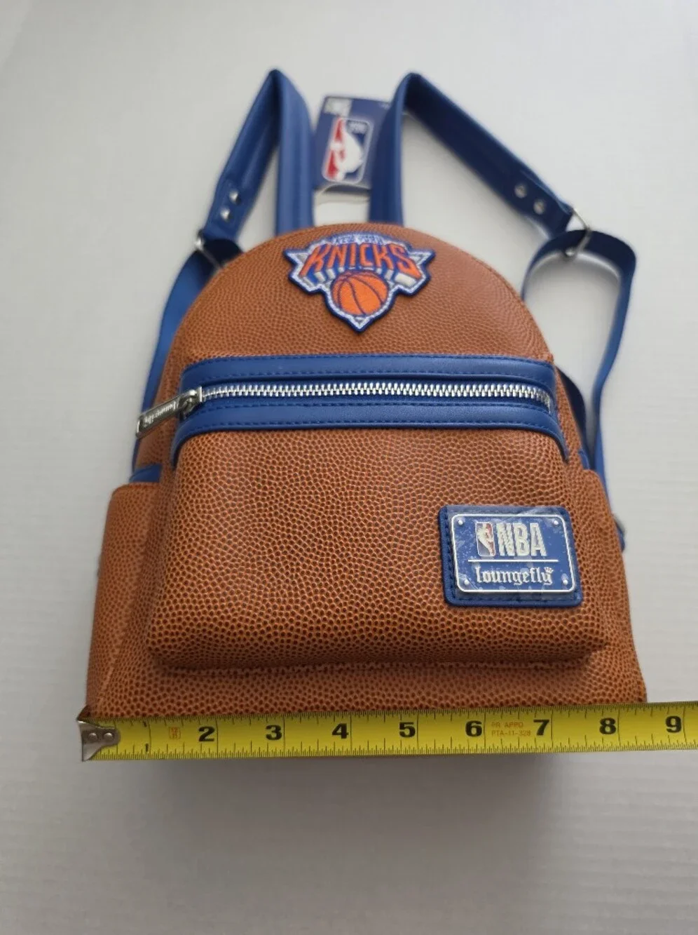 Loungefly NBA New York Knicks Mini Backpack Basketball Pebbled Texture Sports